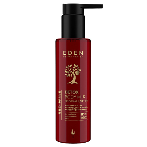 EDEN Молочко для тела Red Wine с экстрактом красного вина DETOX 200 #1