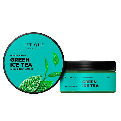 LETIQUE COSMETICS Холодное антицеллюлитное обертывание для тела Green Ice Tea 200 #1