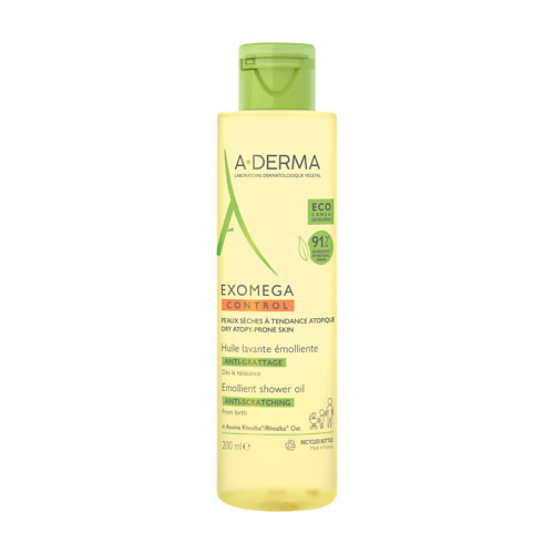 A-DERMA Смягчающее масло для душа Exomega Control 200 #1