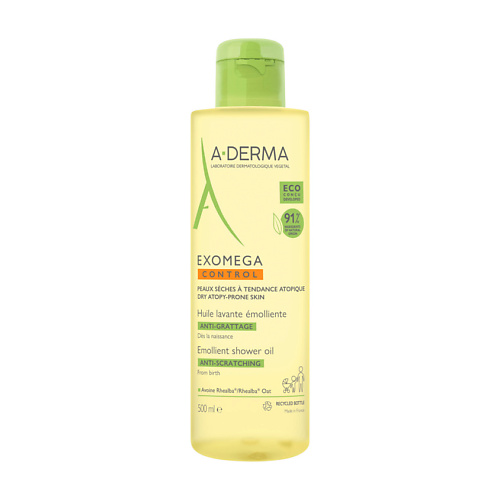 A-DERMA Смягчающее масло для душа Exomega Control 500 #1