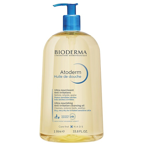 BIODERMA Ультрапитательное, восстанавливающее масло для душа для сухой и чувствительной кожи Atoderm 1000 #1
