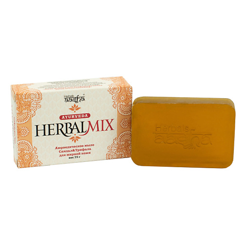 AASHA HERBALS Мыло Сандал-Трифала для жирной кожи 75 #1