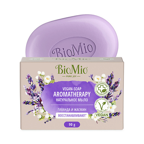 BIO MIO Натуральное мыло "Лаванда и Жасмин" Vegan-Soap Aromatherapy #1