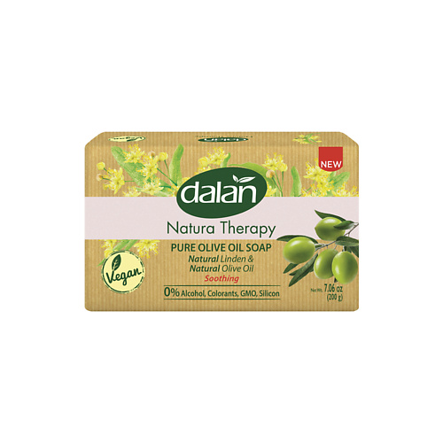DALAN Мыло кусковое Natura Therapy "Липа и Масло оливы" 200 #1