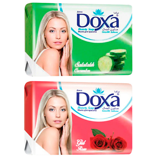 DOXA Мыло туалетное BEAUTY SOAP Роза, Огурец #1
