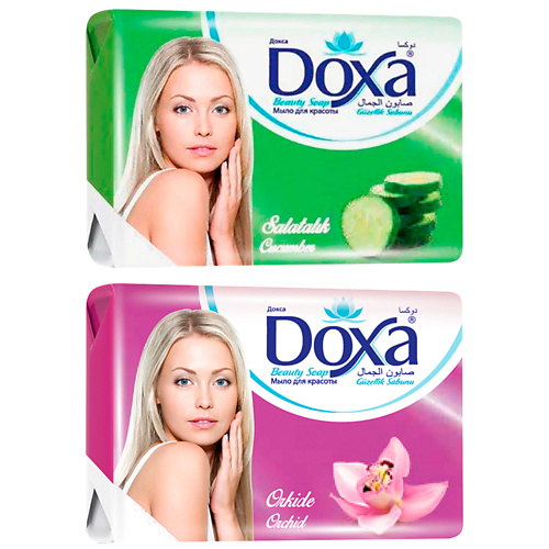 DOXA Мыло туалетное BEAUTY SOAP Орхидея, Огурец #1
