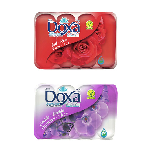 DOXA Мыло туалетное BEAUTY SOAP Орхидея, Роза #1