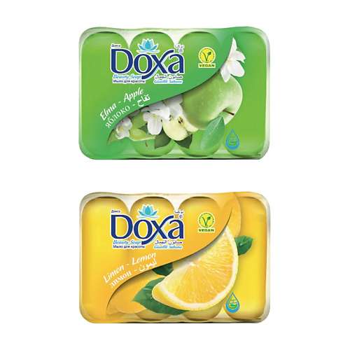 DOXA Мыло туалетное BEAUTY SOAP Лимон, Яблоко #1
