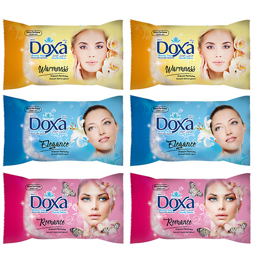 DOXA Мыло туалетное Женский микс 6х75г #1