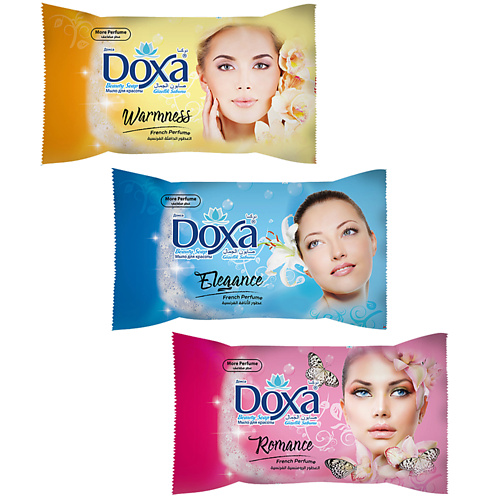 DOXA Мыло туалетное Женский микс 3х125г #1