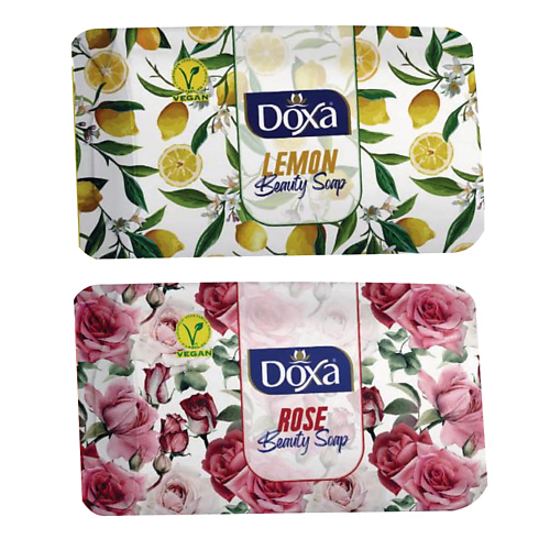 DOXA Мыло твердое BEAUTY SOAP Роза, Лимон #1