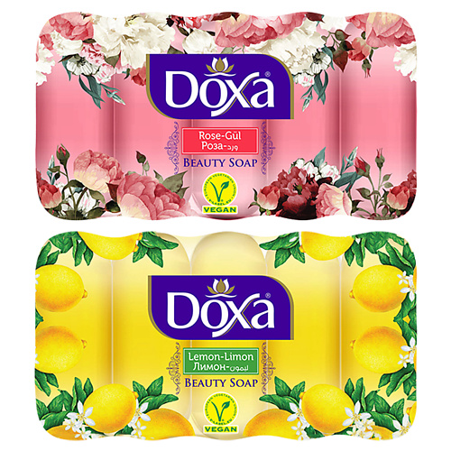 DOXA Мыло твердое BEAUTY SOAP Роза, Лимон 600 #1