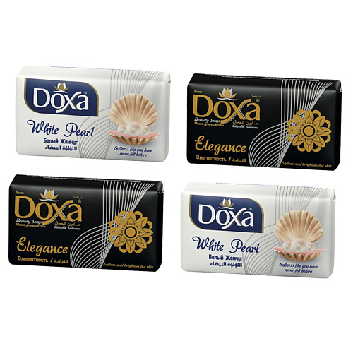 DOXA Набор мыла Чистый микс (Белый жемчуг, Элегантность) #1
