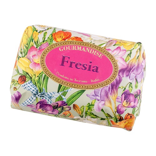 GOURMANDISE Мыло натуральное парфюмированное Фрезия Fresia 200 #1