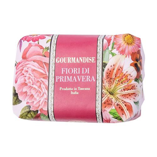 GOURMANDISE Мыло натуральное парфюмированное Весенние цветы Fiori di Primavera #1