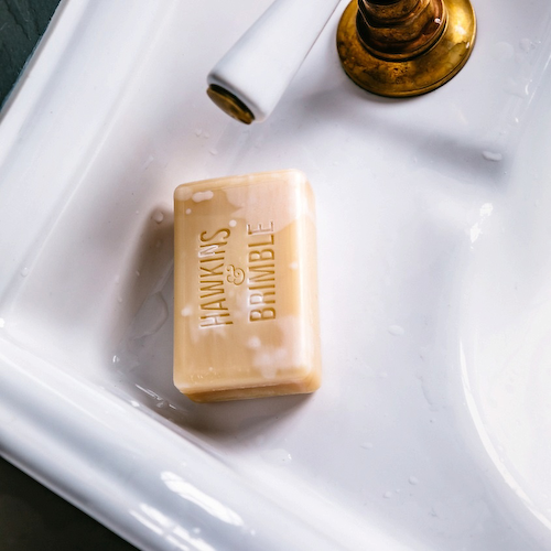 HAWKINS & BRIMBLE Мыло кусковое Elemi & Ginseng Soap #1
