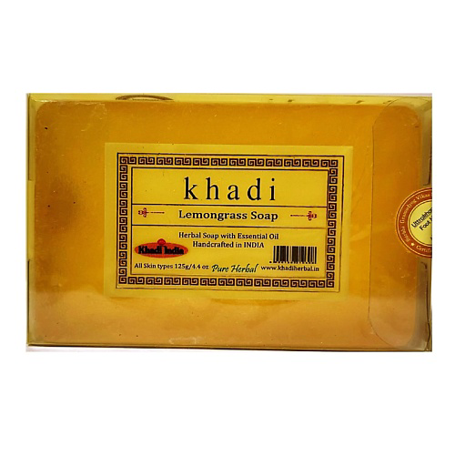 KHADI Натуральное очищающее мыло Лемонграсс #1