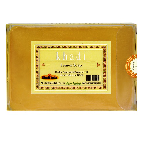 KHADI Натуральное очищающее мыло Лимон #1