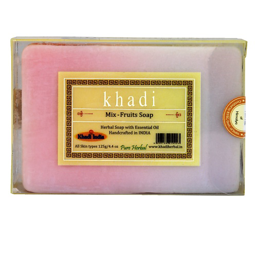 KHADI Натуральное очищающее мыло Микс Фрукты #1