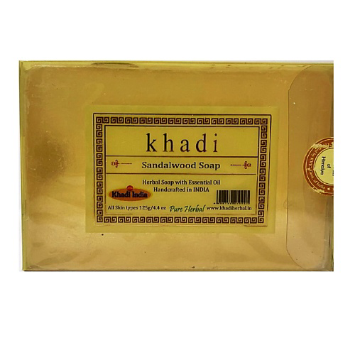 KHADI Натуральное очищающее мыло Сандаловое дерево #1