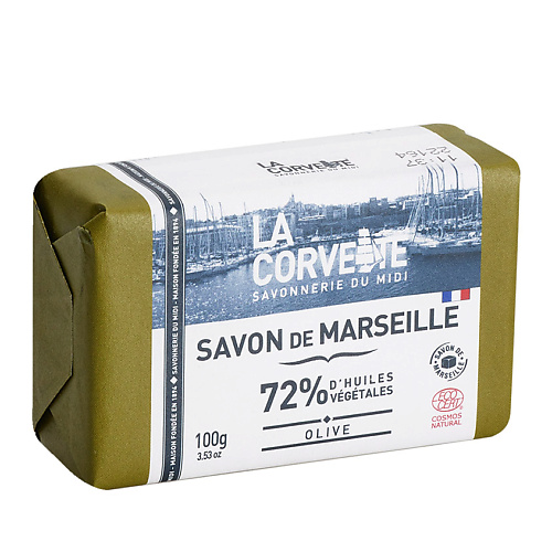 LA CORVETTE Мыло марсельское традиционное оливковое для тела Savon de Marseille Olive #1