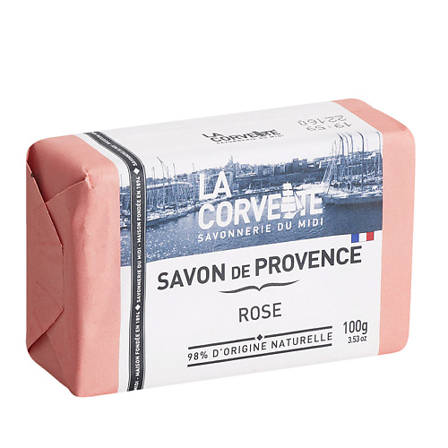 LA CORVETTE Мыло туалетное прованское для тела Роза Savon de Provence Rose #1