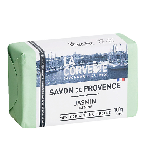 LA CORVETTE Мыло туалетное прованское для тела Жасмин Savon de Provence Jasmin #1