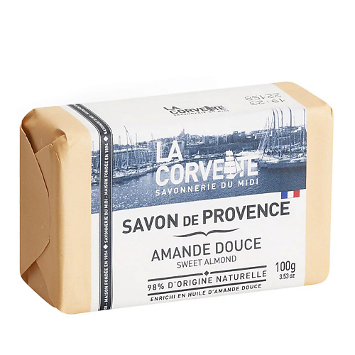 LA CORVETTE Мыло туалетное прованское для тела Сладкий миндаль Savon de Provence Sweet Almond #1