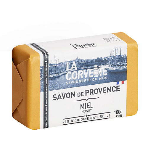 LA CORVETTE Мыло туалетное прованское для тела Мёд Savon de Provence Honey #1