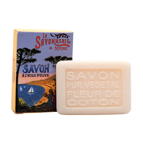 LA SAVONNERIE DE NYONS Гостевое мыло с цветком хлопка Лазурный берег 25 #1
