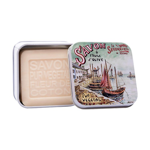LA SAVONNERIE DE NYONS Мыло с цветком хлопка Порт 100 #1