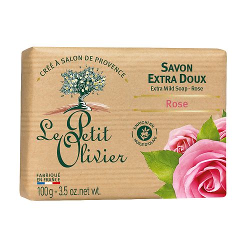 LE PETIT OLIVIER Мыло экстра нежное питательное Роза Rose Soap #1
