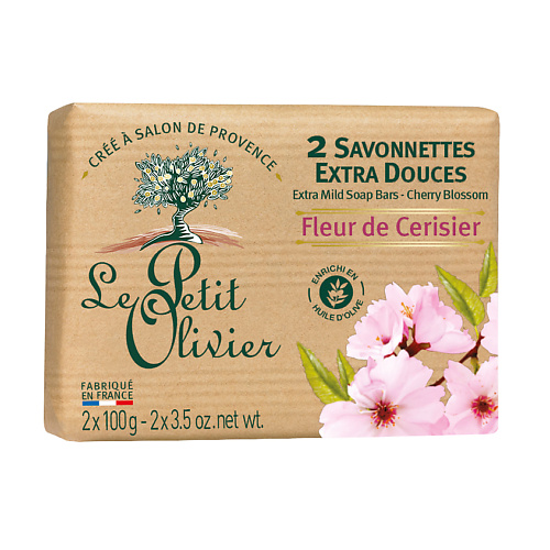 LE PETIT OLIVIER Мыло нежное Цветок вишни Cherry Blossom Soap #1