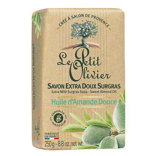 LE PETIT OLIVIER Мыло нежное питательное с маслом сладкого миндаля Sweet Almond Oil Soap #1