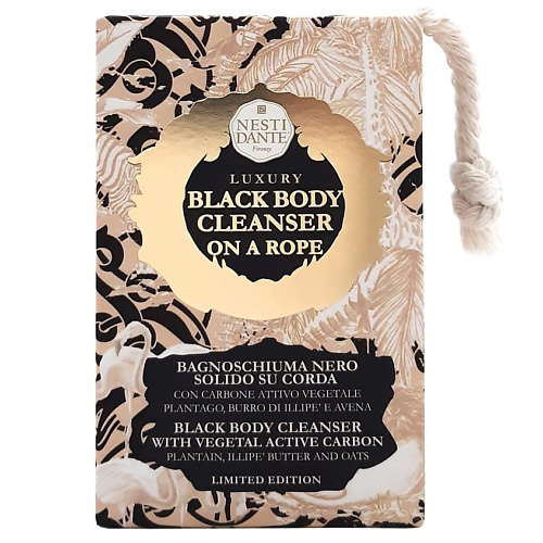 NESTI DANTE Мыло Luxury Black Body Cleanser on a Rope #1