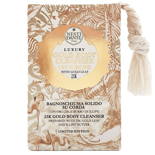 NESTI DANTE Мыло Luxury Gold Body Cleanser on a Rope #1