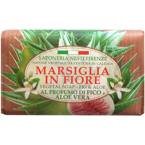 NESTI DANTE Мыло Marsiglia In Fiore Fig & Aloe #1