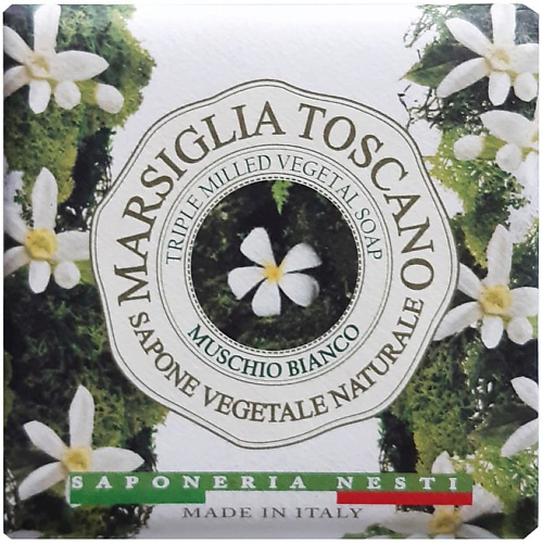 NESTI DANTE Мыло Marsiglia Toscano Muschio Bianco #1
