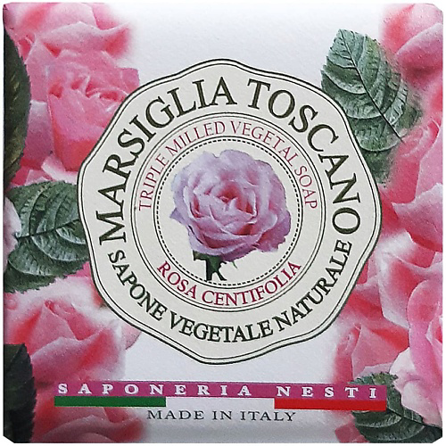 NESTI DANTE Мыло Marsiglia Toscano Rosa Centifolia #1