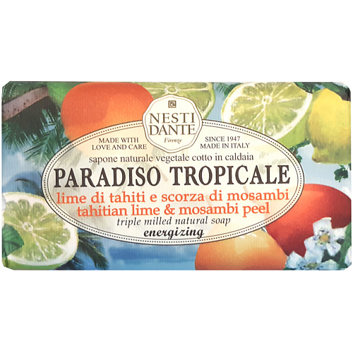 NESTI DANTE Мыло Paradiso Tropicale Tahitian Lime & Mosambi Peel #1