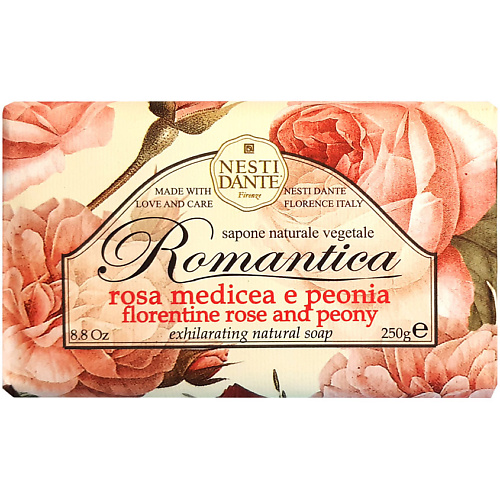 NESTI DANTE Мыло Romantica Florentine Rose & Peony #1