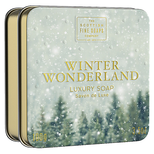 SCOTTISH FINE SOAPS Мыло в декоративной мыльнице Winter Wonderland Luxury Soap 100 #1