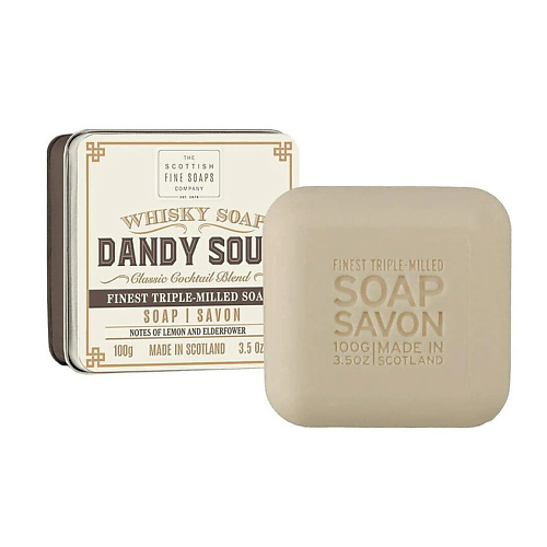 SCOTTISH FINE SOAPS Мыло в декоративной мыльнице Dandy Sour In A Tin 100 #1