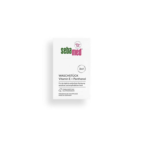 SEBAMED Кусковое мыло с витамином Е и пантенолом Seifenfreies Waschstuck 100 #1
