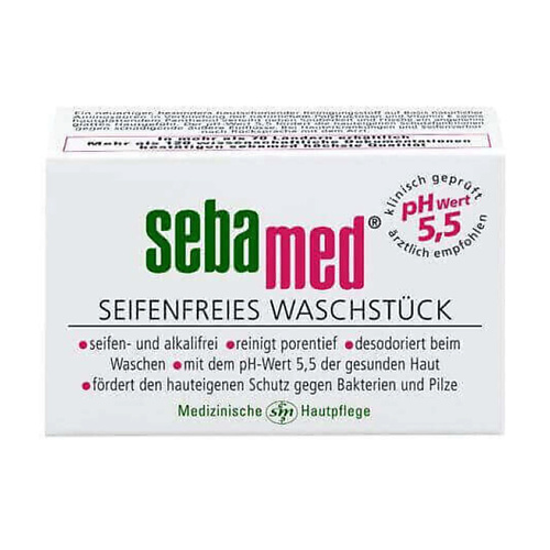SEBAMED Кусковое мыло с витамином Е и пантенолом Seifenfreies Waschstuck 50 #1
