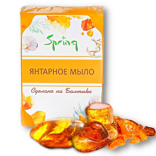 SPRING Натуральное янтарное мыло 100 #1