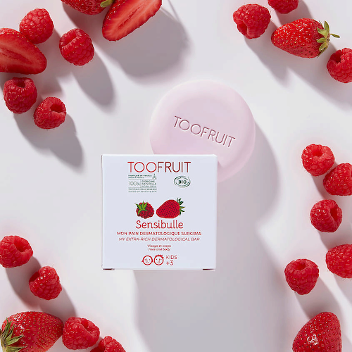 TOOFRUIT Мыло детское твердое для чувствительной кожи Клубника-Малина 3+ #1