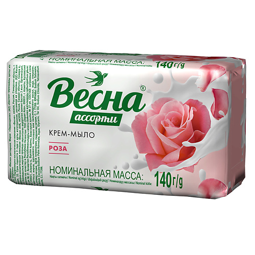 ВЕСНА Крем-мыло туалетное твердое роза 140 #1