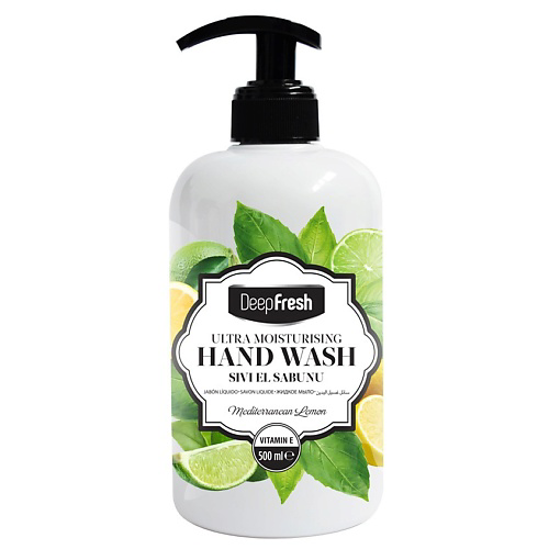 DEEP FRESH Мыло жидкое для мытья рук Mediterranean Lemon 500 #1