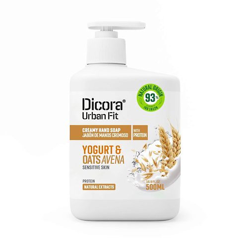 DICORA URBAN FIT Мыло жидкое Йогурт и овес 500 #1
